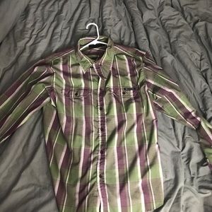 Vans button down shirt.